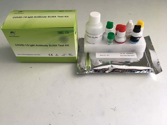 Covid-19 IgG ELISA TEST KIT Format Kit Enzima-Linked Immunosorbent Assay