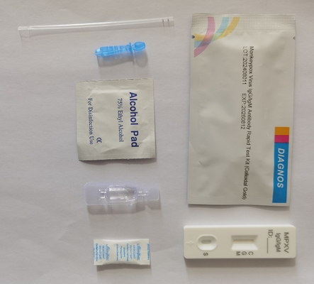 Kit de Testes Rápidos de Antígeno do Vírus da Varíola do Macaco MPXV Esfregaço exsudado de lesão