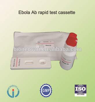 EBOLA Ab kit de teste rápido Kit de teste de soro para diagnóstico médico