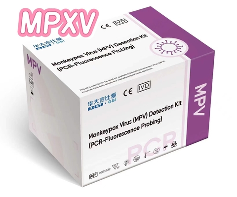 MPXV PCR Detecção de PCR em tempo real do vírus da varíola de macaco multiplexo liofilizado