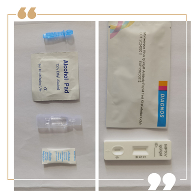 Monkeypox Antigen Rapid Test Kit Colloidal Gold Rapid Mpox Virus Detecção Qualitativa