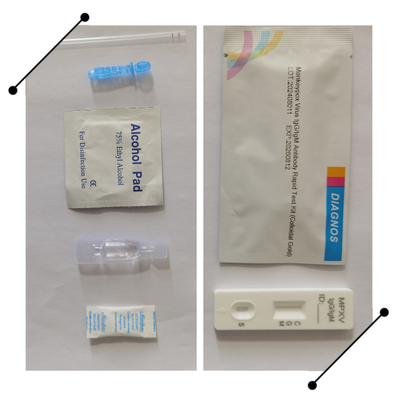 Monkeypox Antigen Rapid Test Kit Colloidal Gold Rapid Mpox Virus Detecção Qualitativa