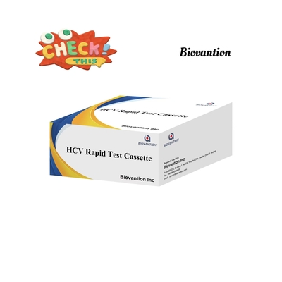 Cassete de teste rápido do VHC de alta sensibilidade Biovantion