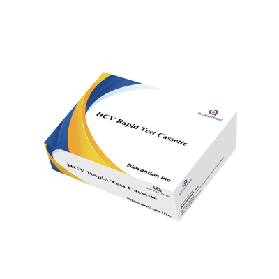 Preço de fábrica Sensibilidade 5-15 Minutos HCV Ab Strip Cassette Test Kit para resultados rápidos