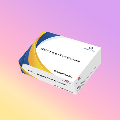 Preço de fábrica Sensibilidade 5-15 Minutos HCV Ab Strip Cassette Test Kit para resultados rápidos
