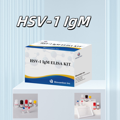 Diagnóstico Médico do VHS-1 IgM Kit de Teste Elisa com 18 meses de validade Origem
