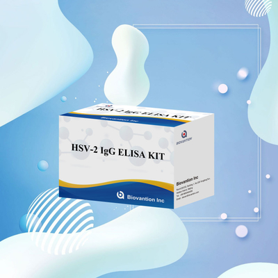 Reagente de diagnóstico do HSV-2 IgG internacionalmente aplicável 96 Testes Kit de ensaio ELISA para diagnóstico médico