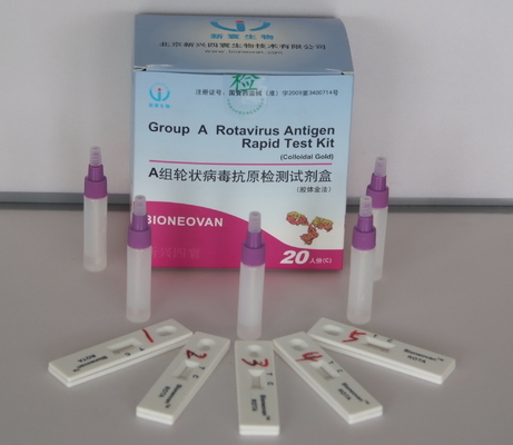Kit de testes rápidos de antígeno do rotavírus do grupo A para imunologia in vitro