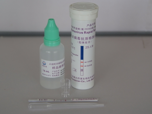 Kit de testes rápidos de antígeno do rotavírus do grupo A para imunologia in vitro