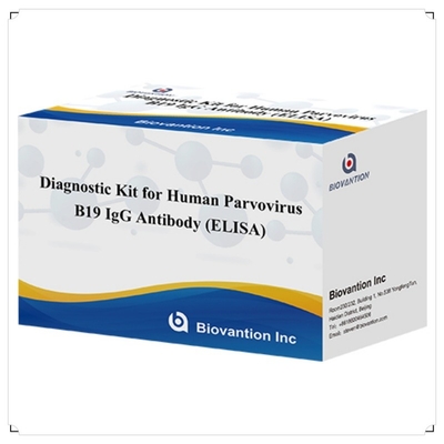 Kit de ensaio de ELISA B19 para o parvovírus humano B19 IgM Kit de ensaio de anticorpos Elisa com 96T