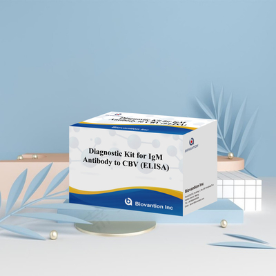 CBV igm ELISA KIT D reagente de diagnóstico 18 meses Prazo de validade Enzima-linked Immunosorbent Assay Test