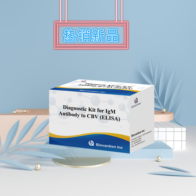 CBV igm ELISA KIT D reagente de diagnóstico 18 meses Prazo de validade Enzima-linked Immunosorbent Assay Test