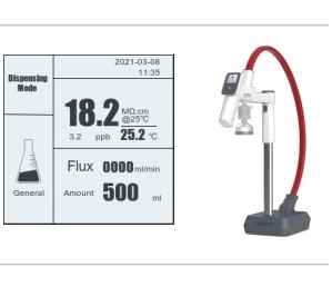 Sistema de purificação de água de laboratório de alta pureza, obra-prima nova.