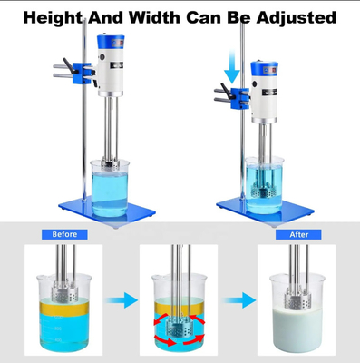 Laboratório 40L Misturador de cosméticos Laboratório Homogenizador Homogenizador de alta velocidade Laboratório Homogenizador de alta cisalhamento