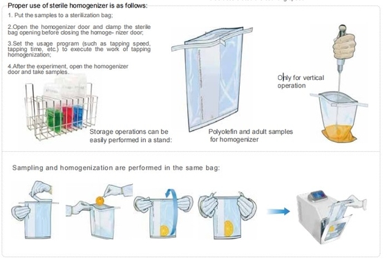 Paddle Esterilizador Homogenizador Paddle Blender Large LCD Fácil de operação