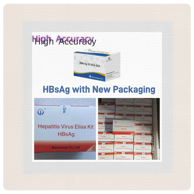 Kit de teste Elisa para detecção precisa no diagnóstico de HBsAg de alta sensibilidade