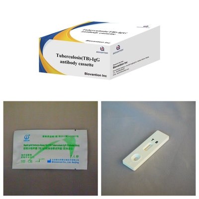 Teste rápido de ouro coloidal de alta sensibilidade para detecção de anticorpos contra a tuberculose-IgG no soro ou no plasma