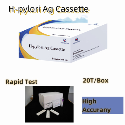 Anticorpo H. Pylori Ab Kit de testes rápidos com tiras Kit de diagnóstico para detecção da infecção por Helicobacter pylori