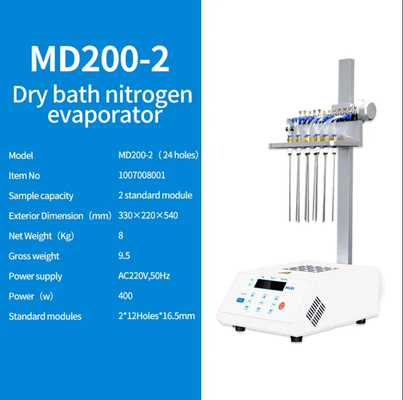 Inovador Equipamento Avançado de Laboratório Médico Evaporador Seco de Azoto para Laboratórios
