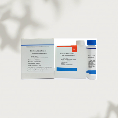 Determinação quantitativa de sangue oculto fecal FOB Kit de análise de sangue oculto fecal Teste bioquímico