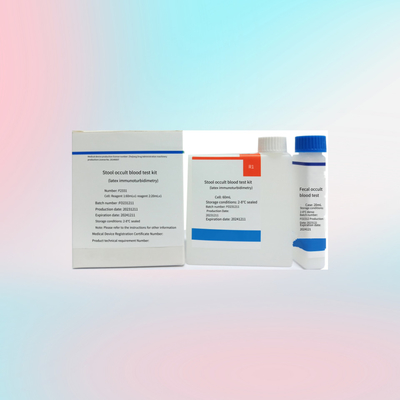 Determinação quantitativa de sangue oculto fecal FOB Kit de análise de sangue oculto fecal Teste bioquímico