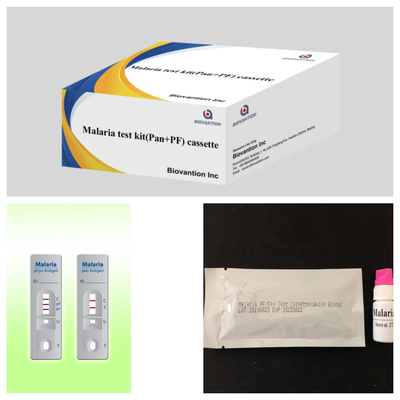 Teste Rápido de Ouro Colloidal Malária Pan PF Solução Rápida e Precisa