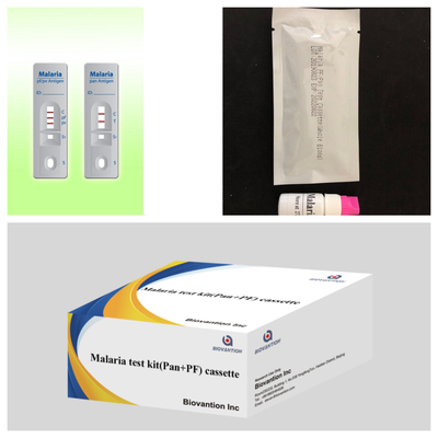 Teste Rápido de Ouro Colloidal Malária Pan PF Solução Rápida e Precisa