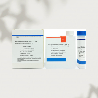 Kit de ensaio ASO sensível e preciso anti-estreptolisina O reagente para medição precisa de analíticos