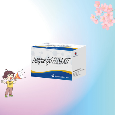 Reagente de diagnóstico IVD Dengue IgG ELISA Kit 96 Testes Serum Humano Plasma Sensibilidade > 99%