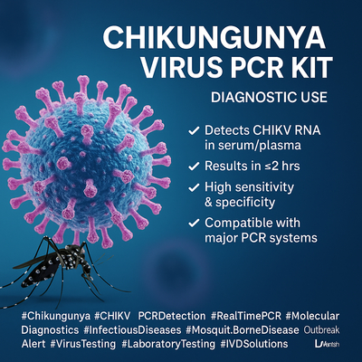 Manual do Kit de Teste para o Vírus Chikungunya Uso Carcaça Plástica Estabilidade de 24 Meses