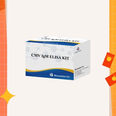 Kit de teste ELISA CMV 96T com detecção colorimétrica e método sanduíche para anticorpos contra citomegalovírus