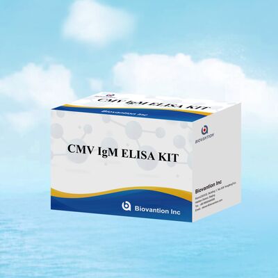 Kit de teste ELISA CMV 96T com detecção colorimétrica e método sanduíche para anticorpos contra citomegalovírus