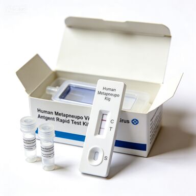 Kit de Teste Rápido de Antígeno do Metapneumovírus Humano (Ouro Coloidal)