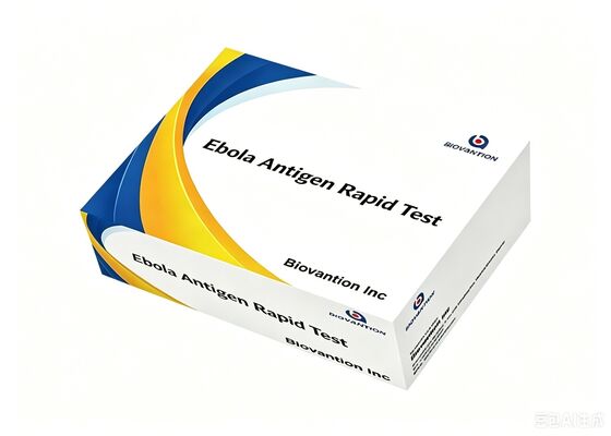 Teste rápido de antígeno de Ebola em um passo para humanos