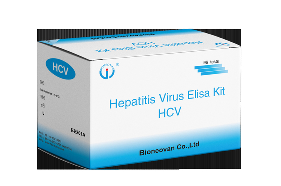 Para laboratório ou hospital Kit de testes Elisa de anticorpos contra o vírus da hepatite C