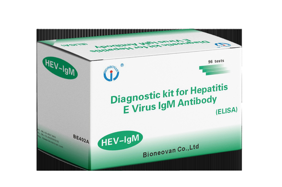 Kit ELISA de alta precisão de laboratório ou hospital para anticorpos IgM contra o vírus da hepatite A e E