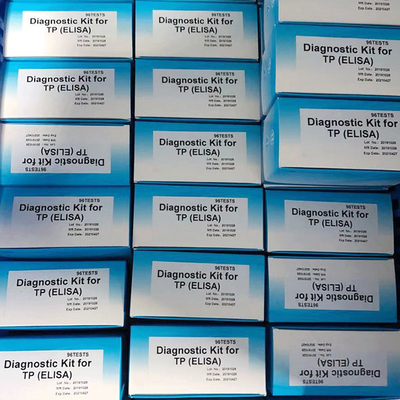 Jogo de 120 testes de Elisa Test Kit TP Elisa 96 da sífilis dos minutos ISO13485