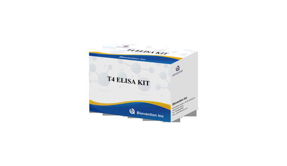 Kit de ensaio Elisa T4 altamente específico para detecção precisa de substâncias-alvo