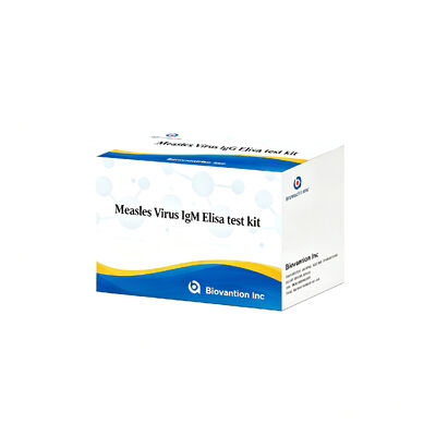 Kit de testes ELISA IgM do vírus do sarampo 96T Detecção precoce da infecção aguda